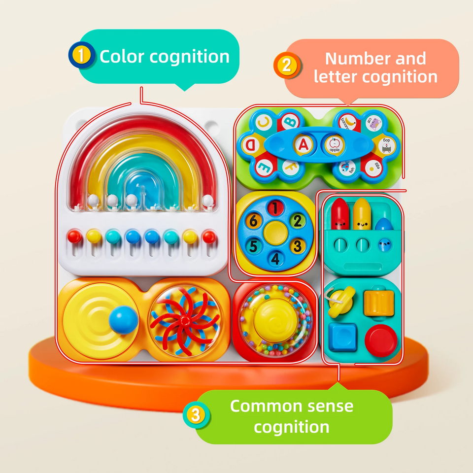 BusyFun – Educatief & Praktisch – Sensorisch Activiteitenbord