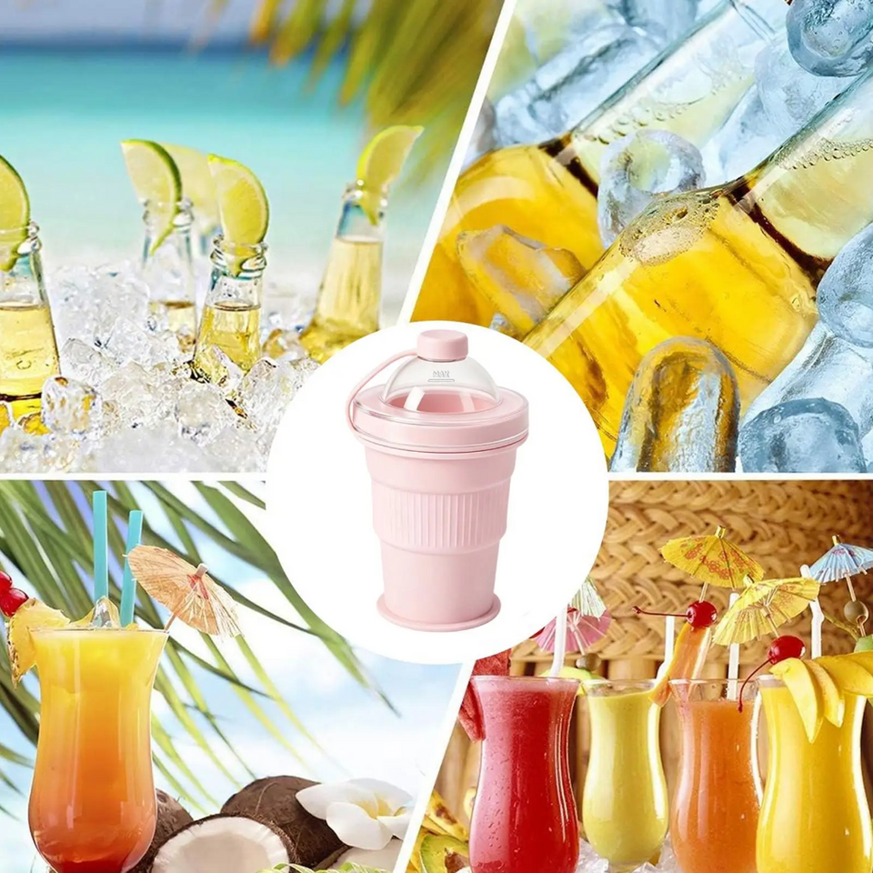 FlexiCup – Praktisch & Draagbaar – Opvouwbare Siliconen Drinkbeker