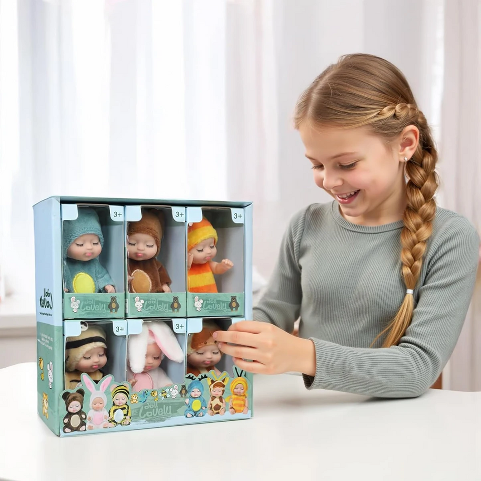 LittleDolly – Cute & Cozy – Baby Doll in a Cheerful Animal Costume