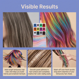 ColorPop - Haarkrijt voor Kinderen – 12 Kleuren – Tijdelijke Haarkleuring