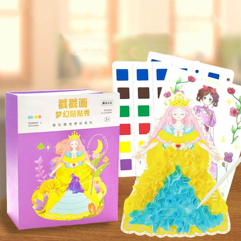 Princess Creation Set™ - Voor jonge kunstenaars - Prinsessen tekenset