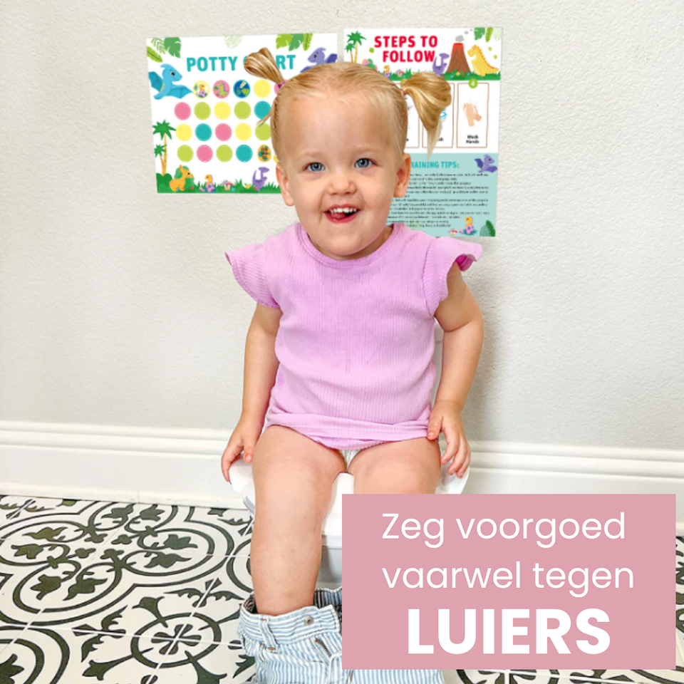 PottyChart – Speels & Motiverend – Potty Training Stickerkaart