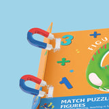 SmartMatch – Speels & Leerzaam – Magnetisch 2-in-1 teken- en puzzelboek