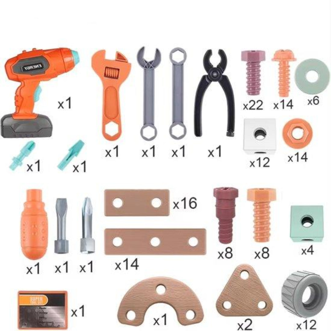 CUSTOR CTK03025K 3/8 Gereedschapsset INCH, 25-delig CUSTOR CTK03025K 3/8 Gereedschapsset INCH, 25-delig