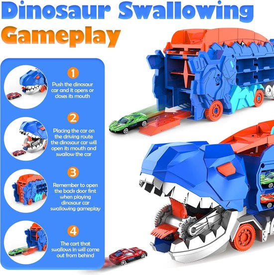 Dino Car™ - Dino Power - Dino Speelgoedauto