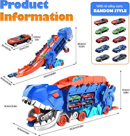 Dino Car™ - Dino Power - Dino Speelgoedauto