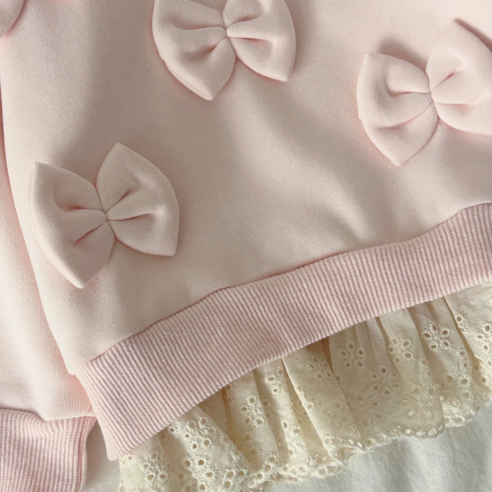 LittleAngel – Zacht & Stijlvol – Baby Set met Sweater en Elastische Broek