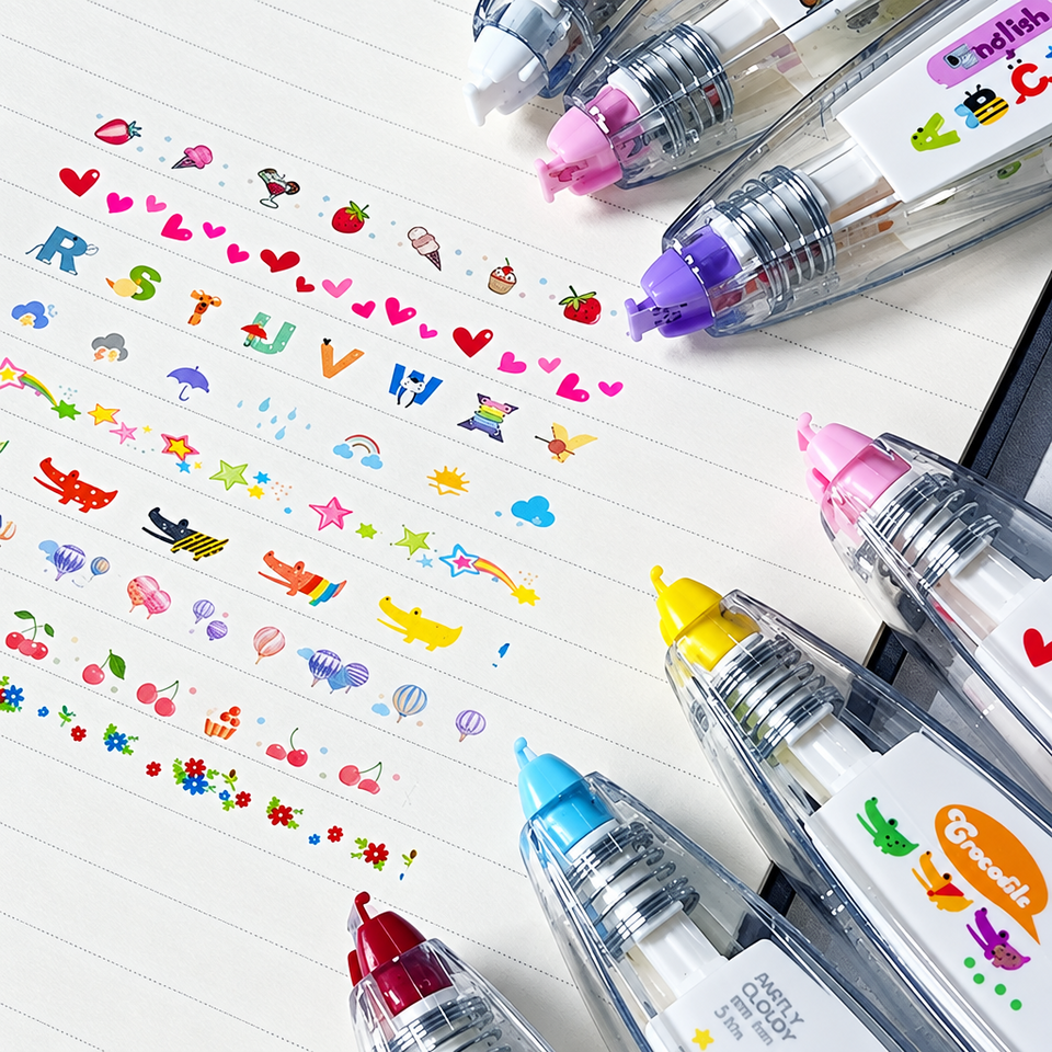 DoodleTape – Decoratieve Tape Roller voor Journaling & Knutselen