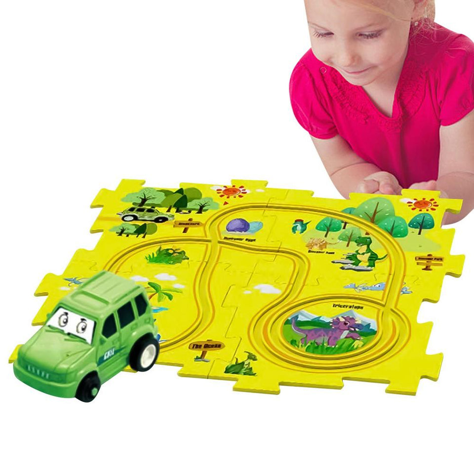 Car Track™ - Bouw, speel en ontdek - Speelgoedautoset