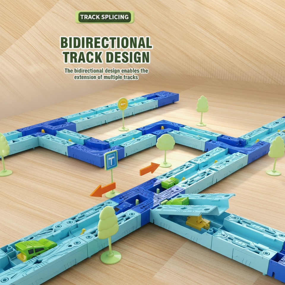 GravityRacer – Leerzaam & Leuk – DIY Voertuigen Track Set