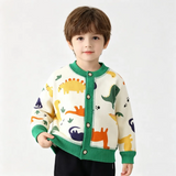 CozyCardi – Zacht & Warm – Gebreid Vestje met Leuke Prints