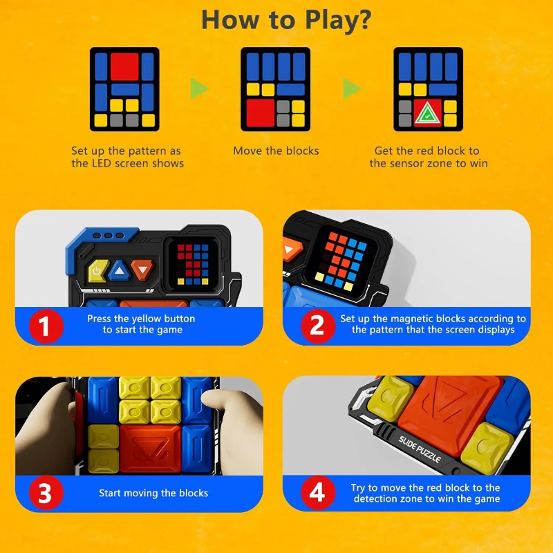 PuzzlePro – Ontwikkelt Probleemoplossend Denken – Schuifpuzzel