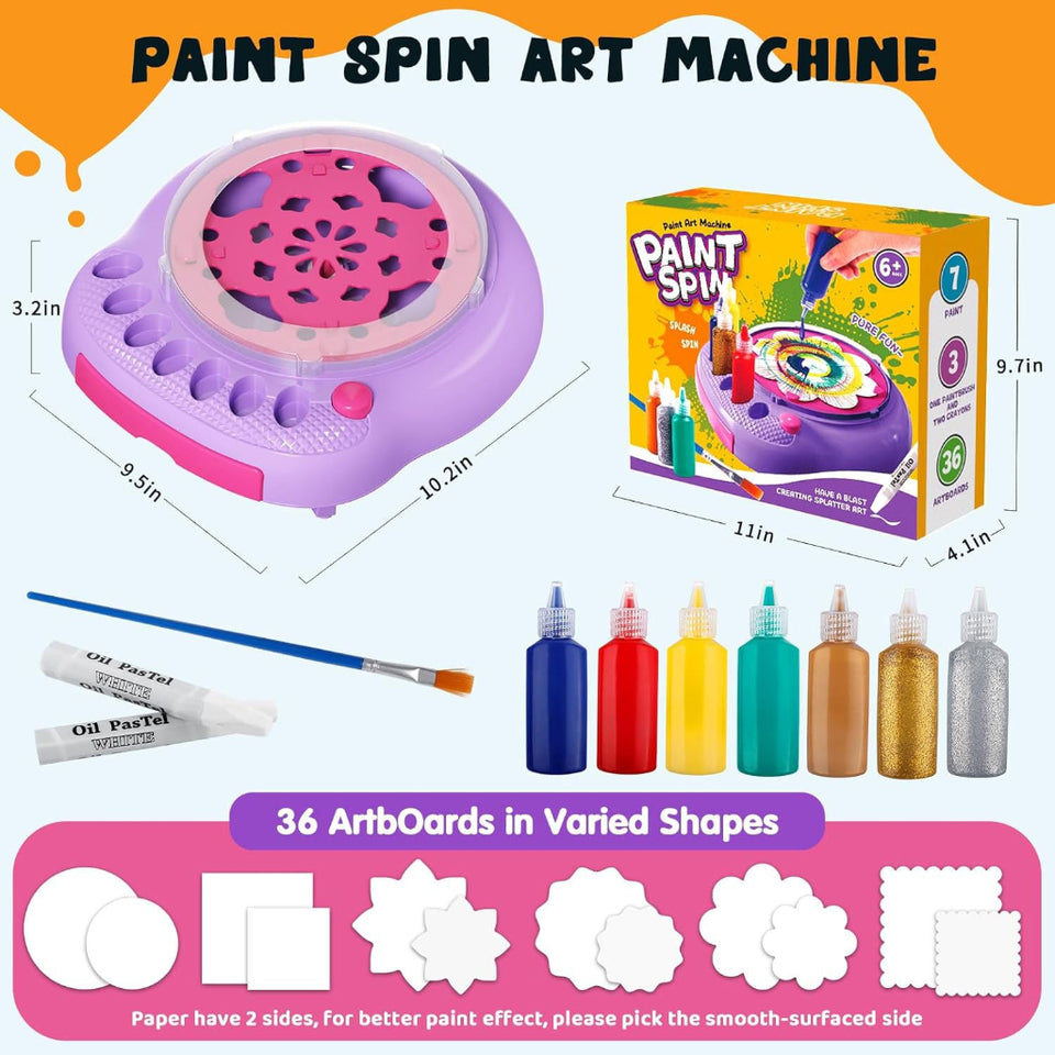 SpinArt – Creatief & Educatief – DIY Verf Spinmachine
