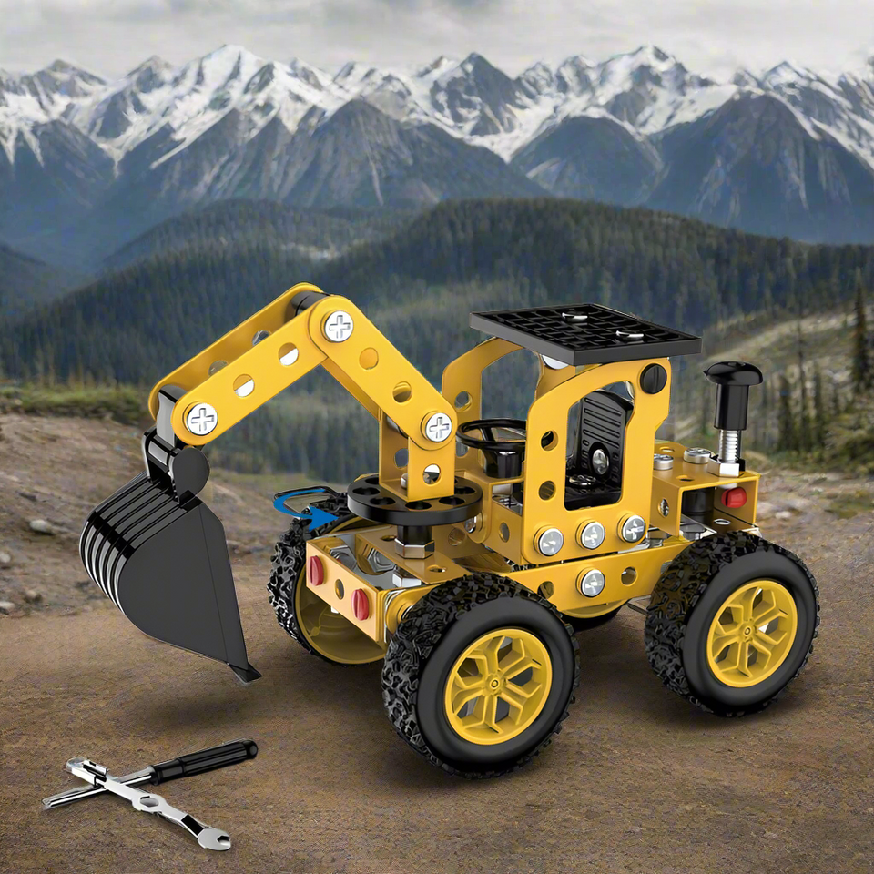 MetalBuild – Stoer & Educatief – Constructie Voertuig Set