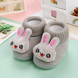 CuddleSteps – Warm en antislip – Dieren Baby Sloffen