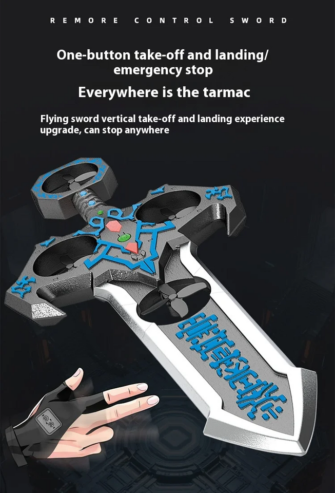 AirBlade – Speels & Interactief – RC Vliegend Speelgoed met Zwaarddesign
