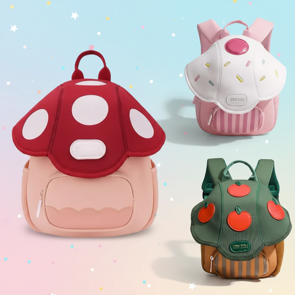 MushroomPack – Schattig & Praktisch – Kinder Rugzak Design