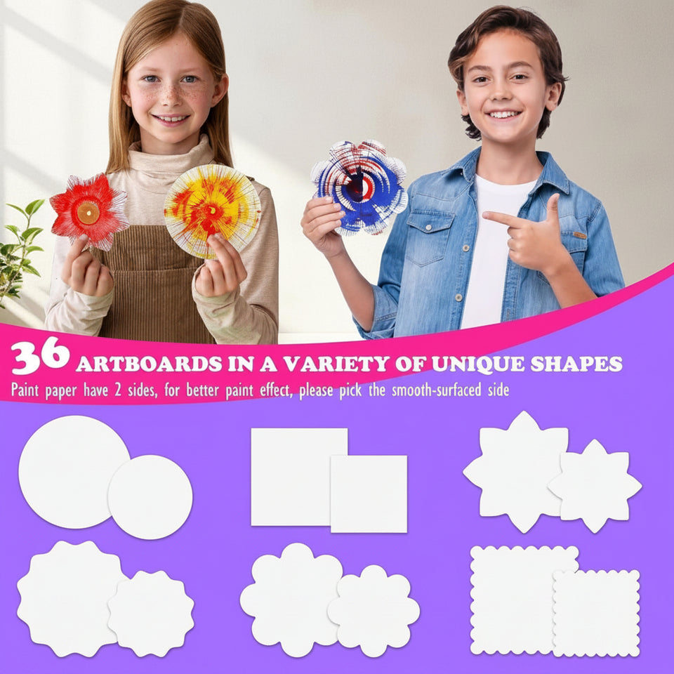 SpinArt – Creatief & Educatief – DIY Verf Spinmachine