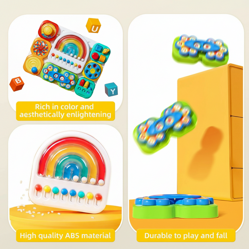 BusyFun – Educatief & Praktisch – Sensorisch Activiteitenbord