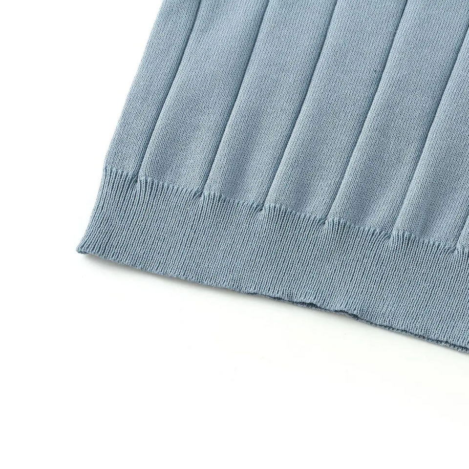 MiniLuxe – Elegant & Comfortabel – Polo Shirt met Gebreide Stof