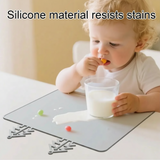 BabySafe – Praktisch & Hygiënisch – Siliconen Placemat met Opstaande Rand
