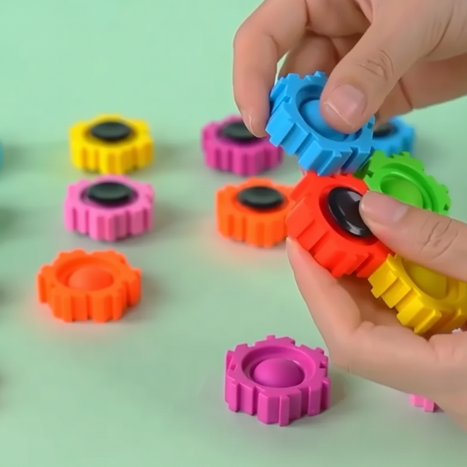 GearSpin – Educatief & Interactief – Stressverlichting Speelgoed