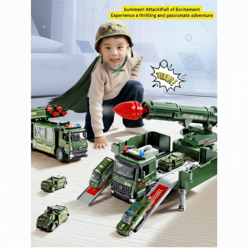 MegaTank – Stoer & Innovatief – Militaire Vrachtwagen