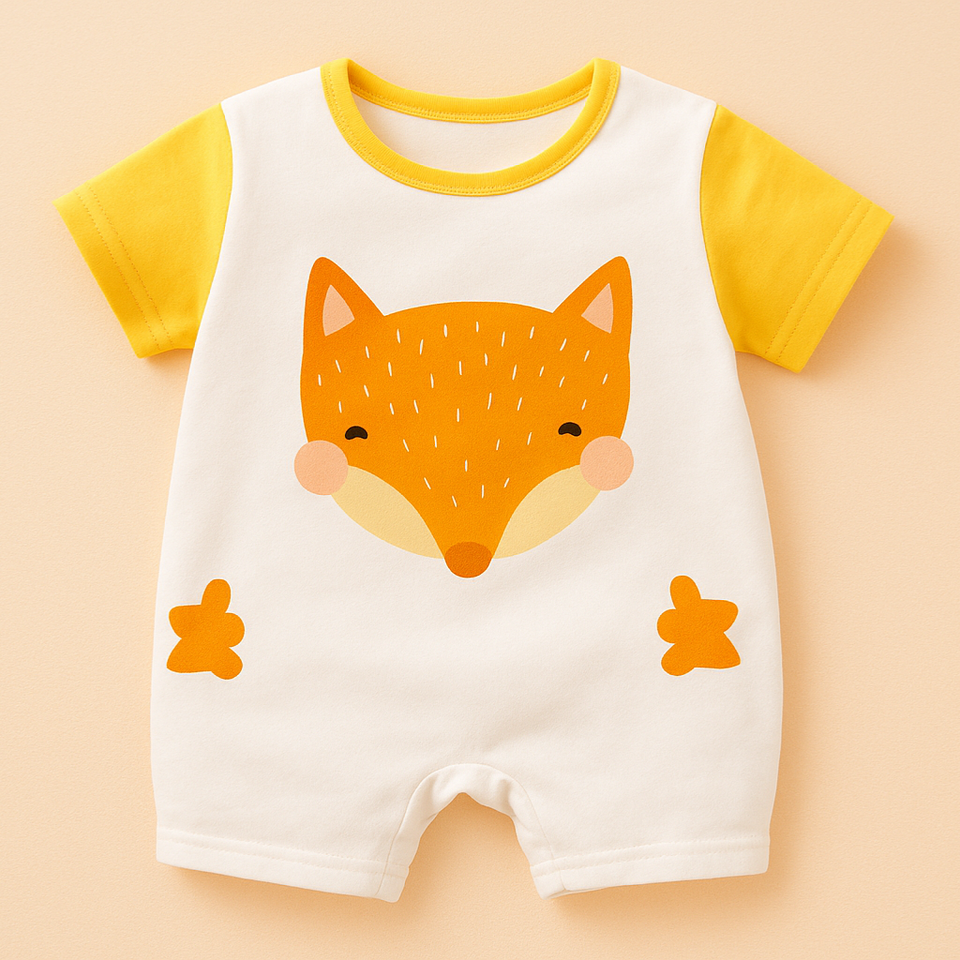 Mini Fashion™ - Comfort Voor Elke Nacht - Pyjama Bodysuit korte mouwen