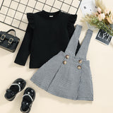 Mini Fashion™ - Schattig en Stijlvol - Tweedelige jurken set