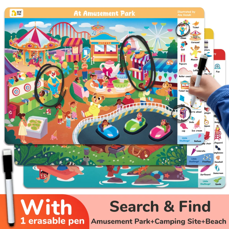 Search and Find Game – Leren & Speels – Activiteiten Boek