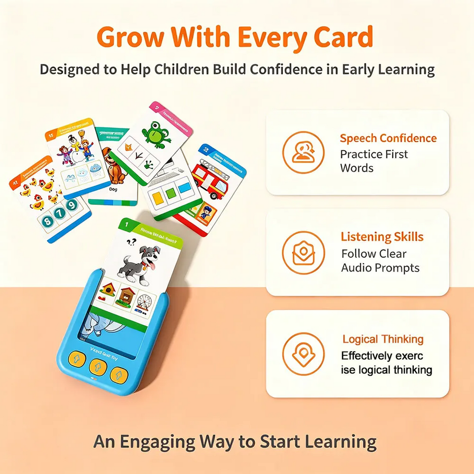 TalkyCards – Interactief & Educatief – Pratende Flashcards voor Kinderen
