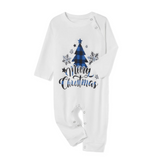 BlueChristmas – Elegant & Feestelijk – Familiepyjama met Kerstboomdesign