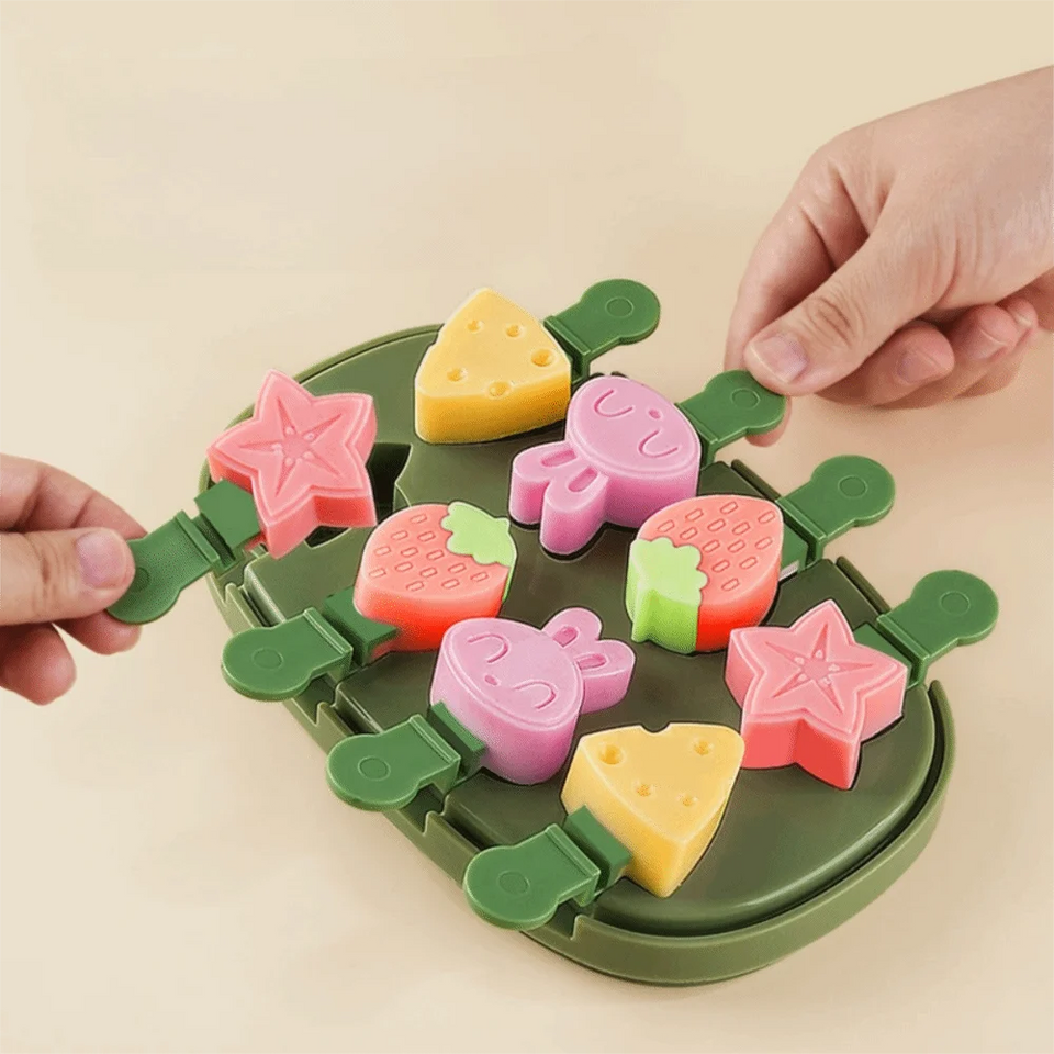 LollyFun – Creatief & Praktisch – Siliconen IJsjesvorm met Bewaardoos