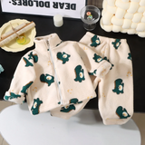 PlushBuds – Warm & Schattig – Pluche Kinder Set met Schattige Prints