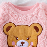 LittleBear – Warm & Knus – Pluche Kinder Set met Trui en Broek
