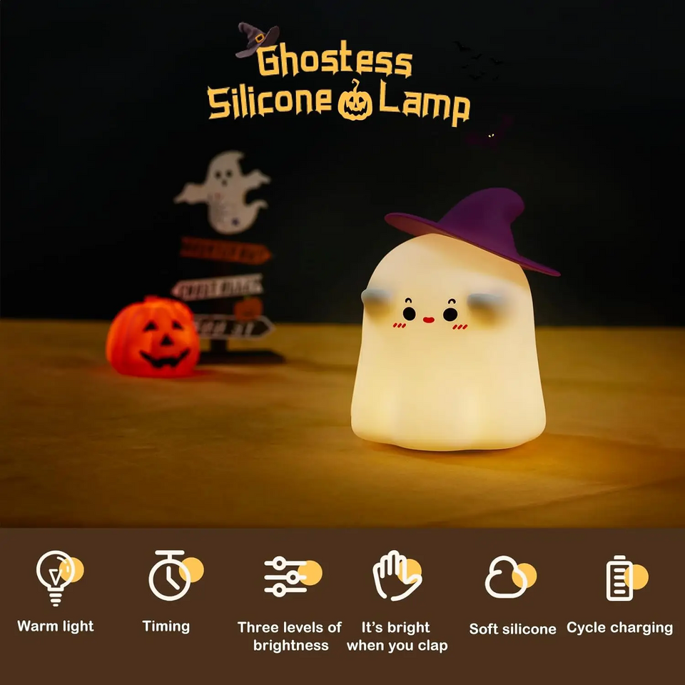 SpookyGlow – Schattig & Sfeervol – Halloween Nachtlampje