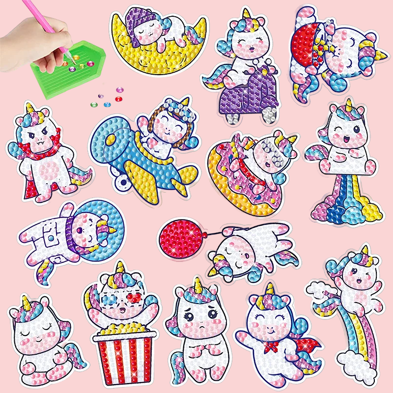 GemArt – Schattig & Glanzend – Diamant Painting Stickers