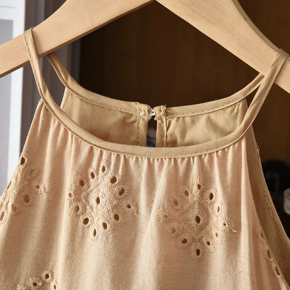 BohoBelle – Elegant & Comfortabel – Jurk met Broderie Details