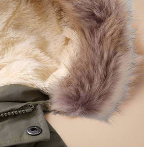 CozyTrend – Elegant & Warm – Parka Winterjas met Bontkraag