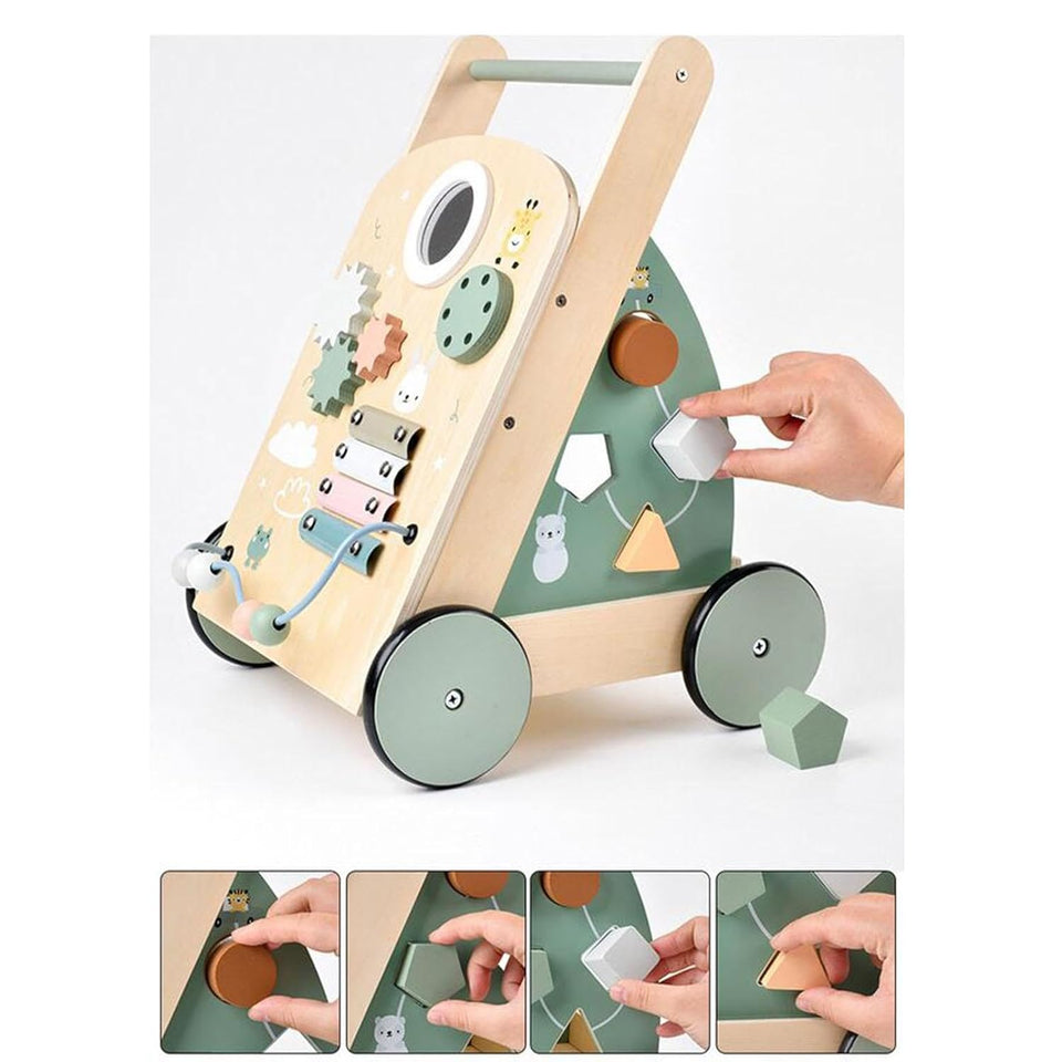 LearnWalker – Creatief & Educatief – Montessori Loopwagen