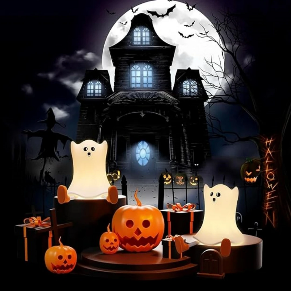 SpookyGlow – Schattig & Sfeervol – Halloween Nachtlampje
