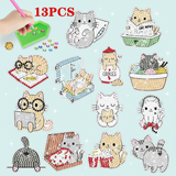 GemArt – Schattig & Glanzend – Diamant Painting Stickers