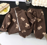 PlushBuds – Warm & Schattig – Pluche Kinder Set met Schattige Prints