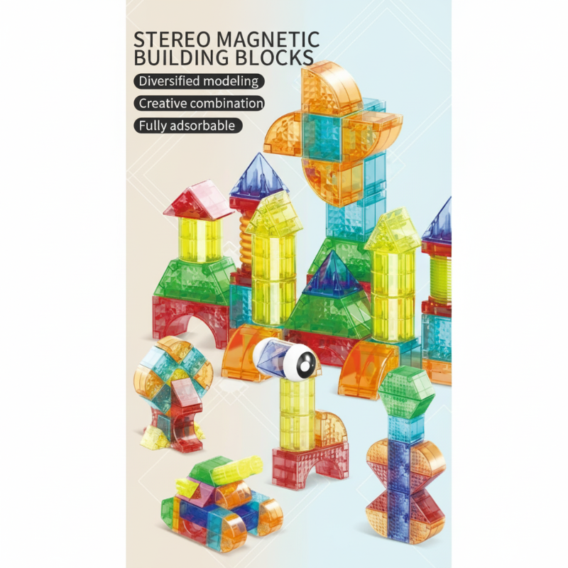 MagniCube – Creatief & Educatief – Magnetische Bouwblokken Set