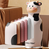 AnimalSip – Schattig & Praktisch – Kinder RVS-Thermosfles met Dierenprint