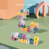 WoodCraft – Uitdagend & Educatief – 3D Houten Bouwblokken Puzzel