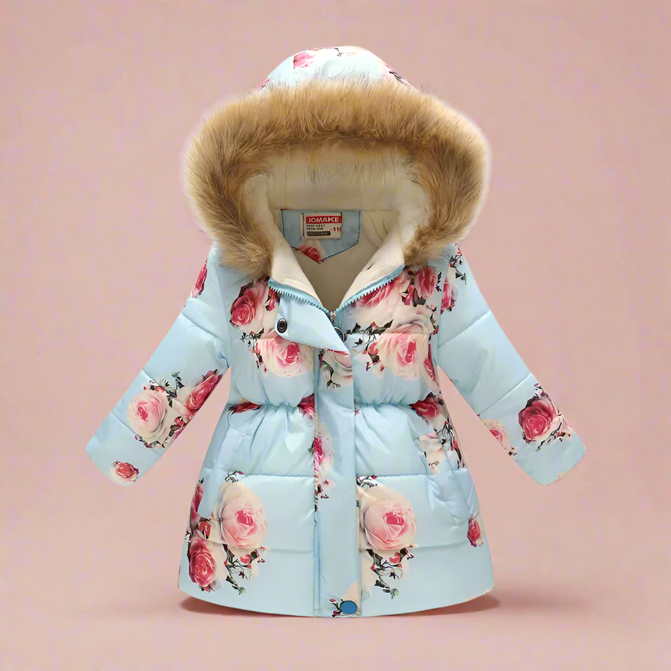 CozyTrend – Elegant & Knus – Gewatteerde Winterjas voor meisjes