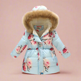 CozyTrend – Elegant & Knus – Gewatteerde Winterjas voor meisjes