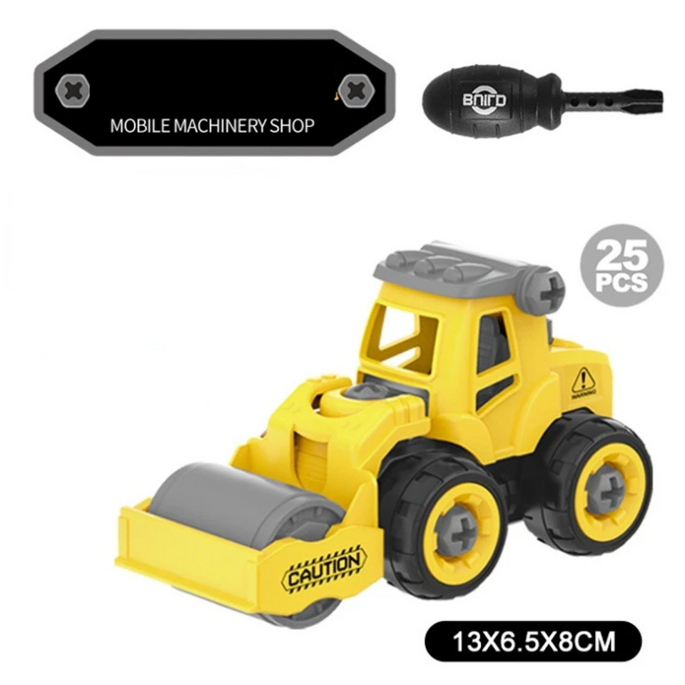 Construction Trucks™ - Techniek en verbeelding met constructievoertuigen - DIY Constructievoertuig