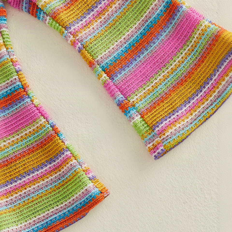 RainbowBloom – Kleurrijk & Schattig – Kinder Outfit 'Flower Power'